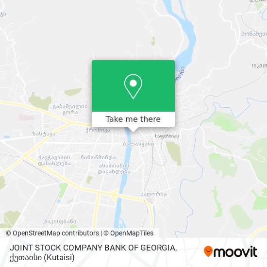 JOINT STOCK COMPANY BANK OF GEORGIA map