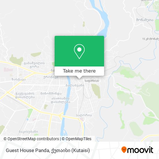 Guest House Panda map