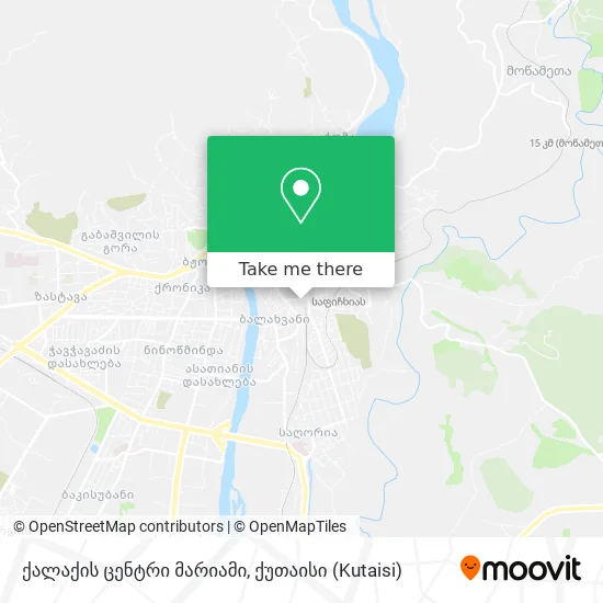 ქალაქის ცენტრი მარიამი map