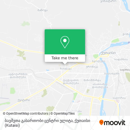 ბავშვთა გასართობი ცენტრი ელიტა map