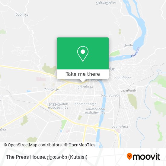 The Press House map