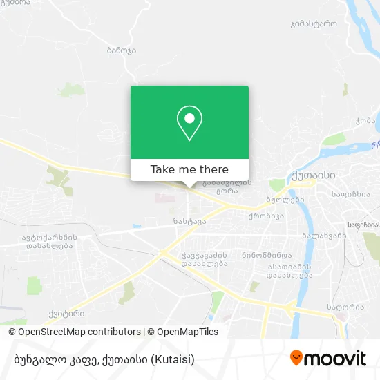 ბუნგალო კაფე map