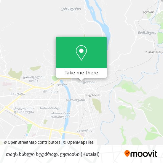 თავს სახლი სტუმრად map