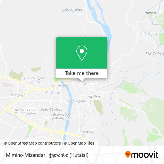 Mimino-Mizandari map