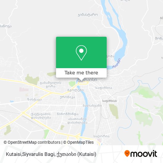 Kutaisi,Siyvarulis Bagi map
