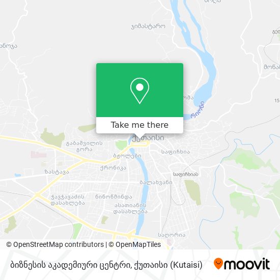 ბიზნესის აკადემიური ცენტრი map