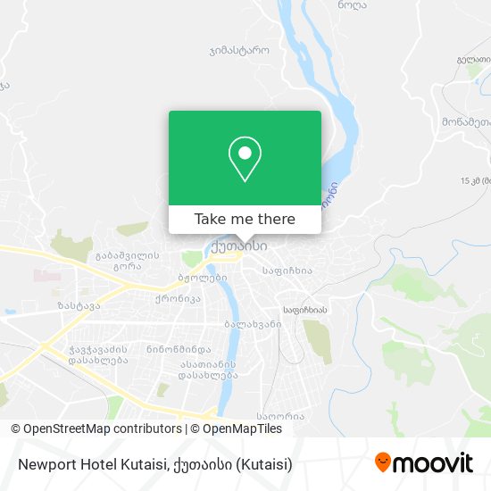 Newport Hotel Kutaisi map