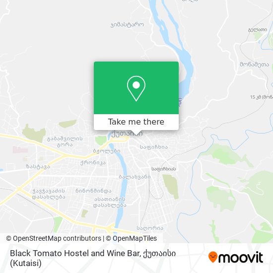 Black Tomato Hostel and Wine Bar map