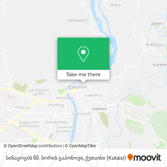 სინაგოგის წმ. ბორის გაპონოვი map
