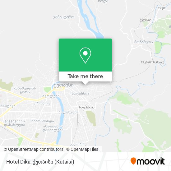Hotel Dika map