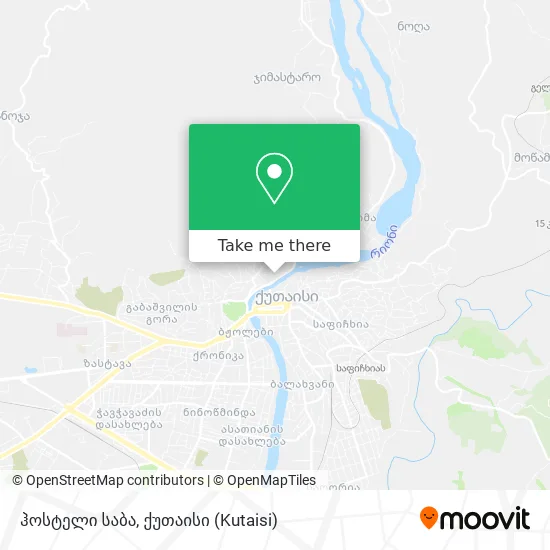 ჰოსტელი საბა map