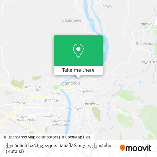 ქუთაისის სააპელაციო სასამართლო map