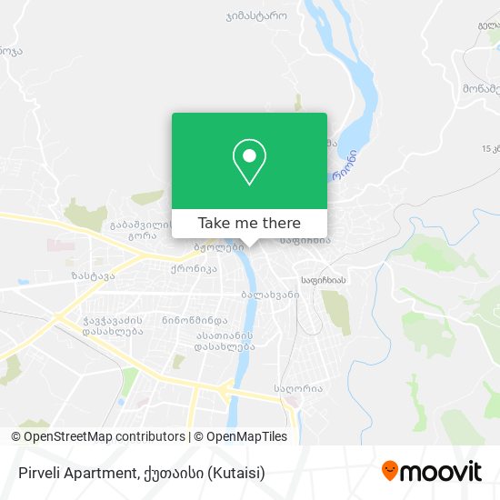 Pirveli Apartment map