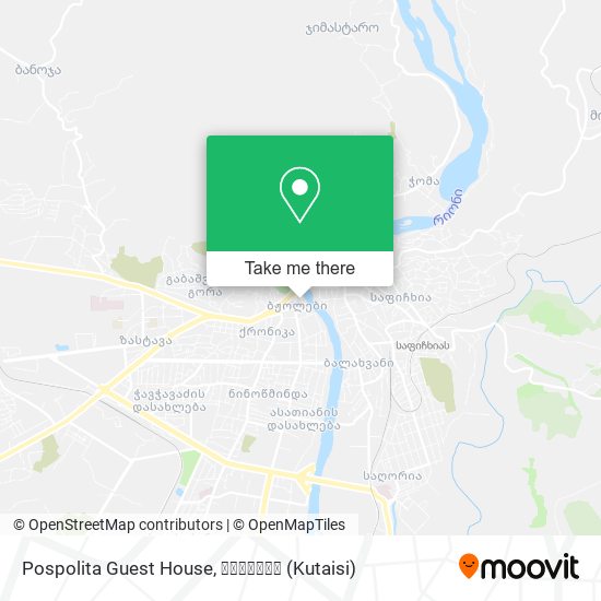 Pospolita Guest House map