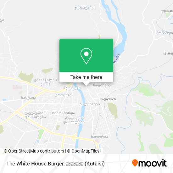 The White House Burger map