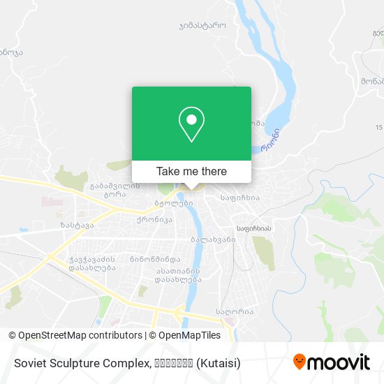 Soviet Sculpture Complex map
