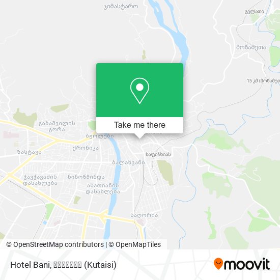 Hotel Bani map