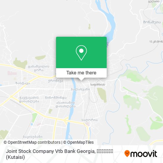 Joint Stock Company Vtb Bank Georgia map