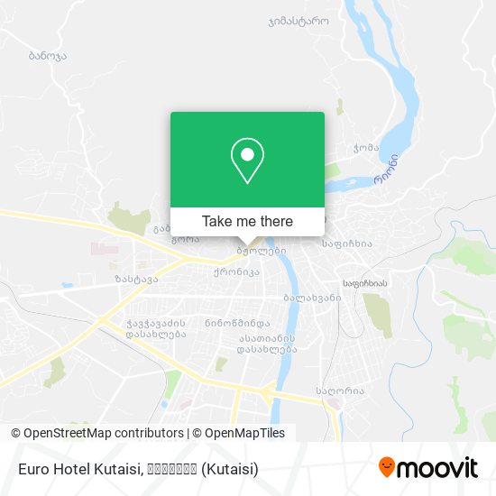 Euro Hotel Kutaisi map