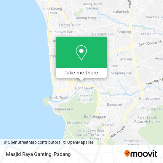 Masjid Raya Ganting map