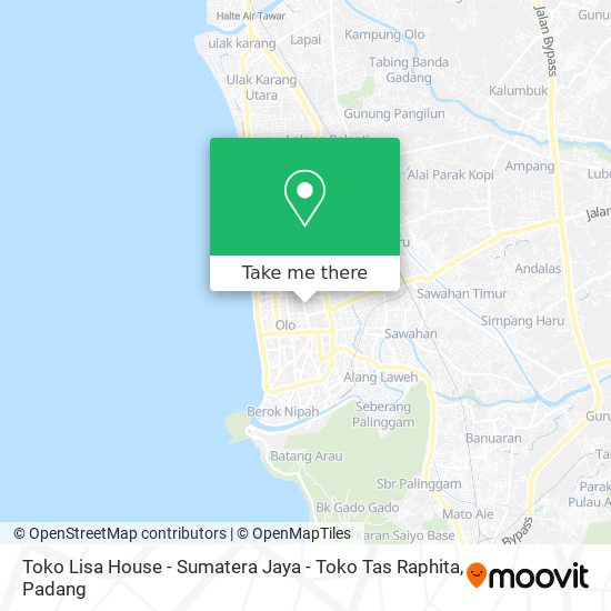 Toko Lisa House - Sumatera Jaya - Toko Tas Raphita map