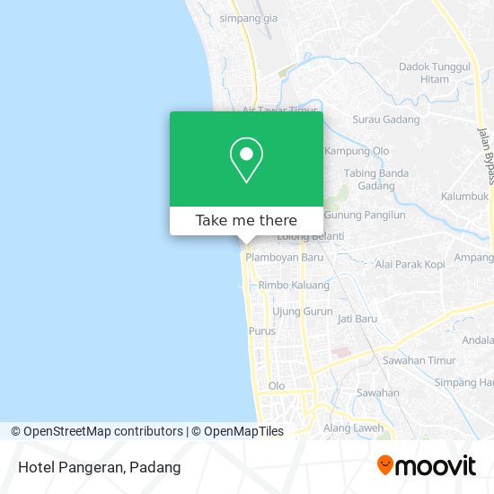 Hotel Pangeran map