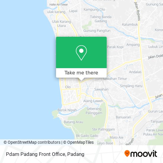 Pdam Padang Front Office map
