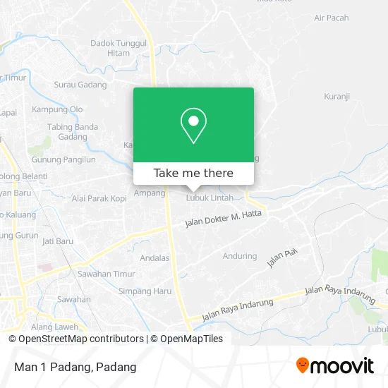 Man 1 Padang map