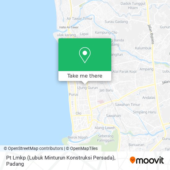 Pt Lmkp (Lubuk Minturun Konstruksi Persada) map