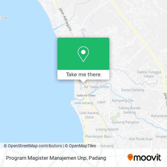 Program Magister Manajemen Unp map