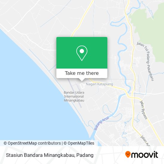 Stasiun Bandara Minangkabau map
