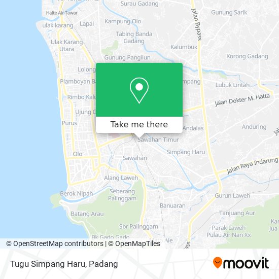 Tugu Simpang Haru map