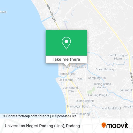 Universitas Negeri Padang (Unp) map