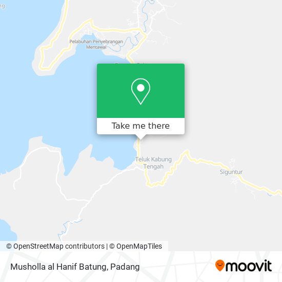 Musholla al Hanif Batung map