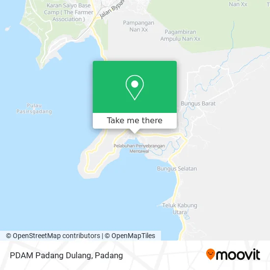 PDAM Padang Dulang map