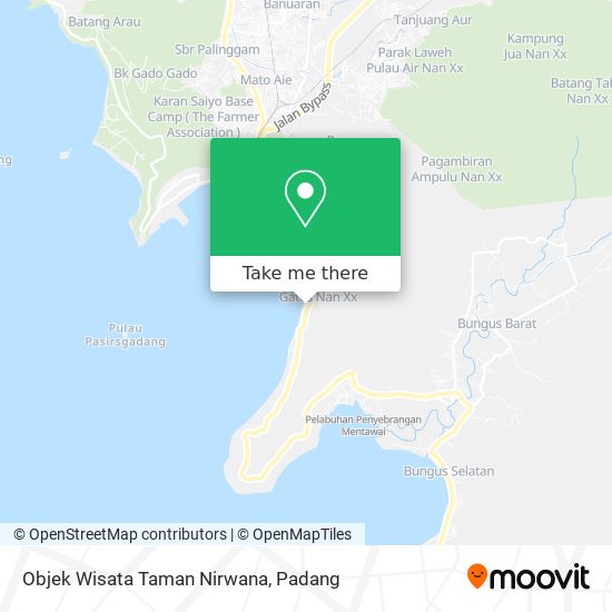 Objek Wisata Taman Nirwana map
