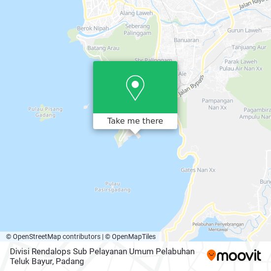 Divisi Rendalops Sub Pelayanan Umum Pelabuhan Teluk Bayur map