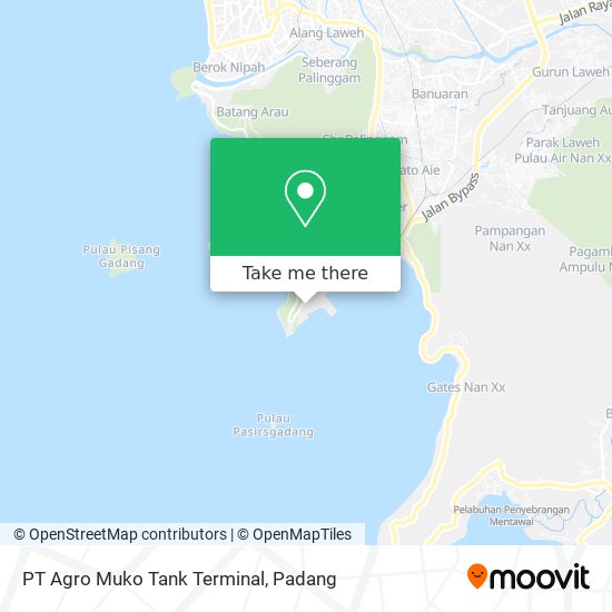 PT Agro Muko Tank Terminal map