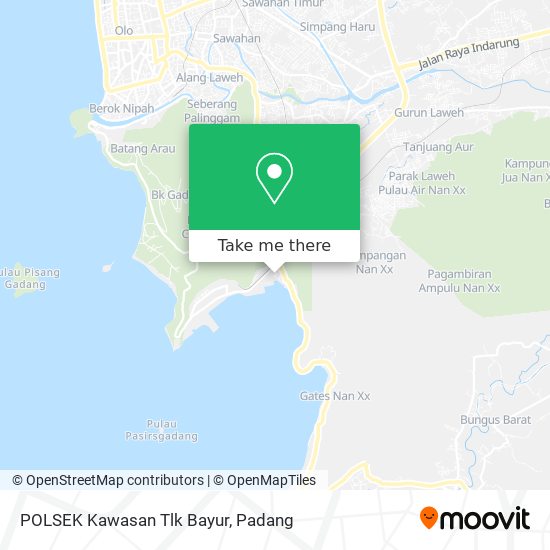 POLSEK Kawasan Tlk Bayur map
