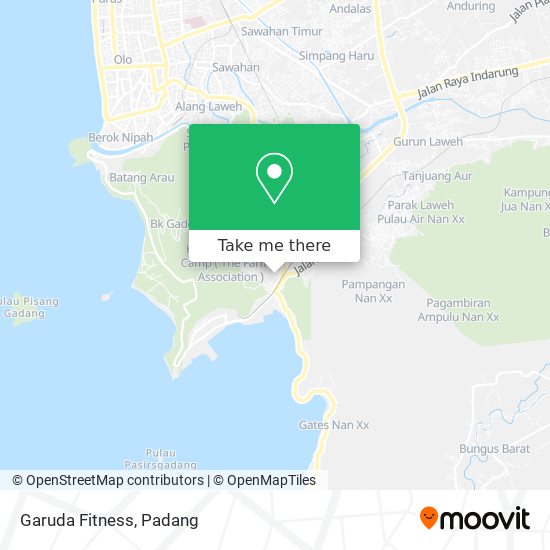 Garuda Fitness map