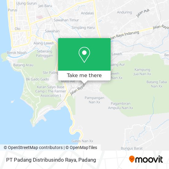 PT Padang Distribusindo Raya map