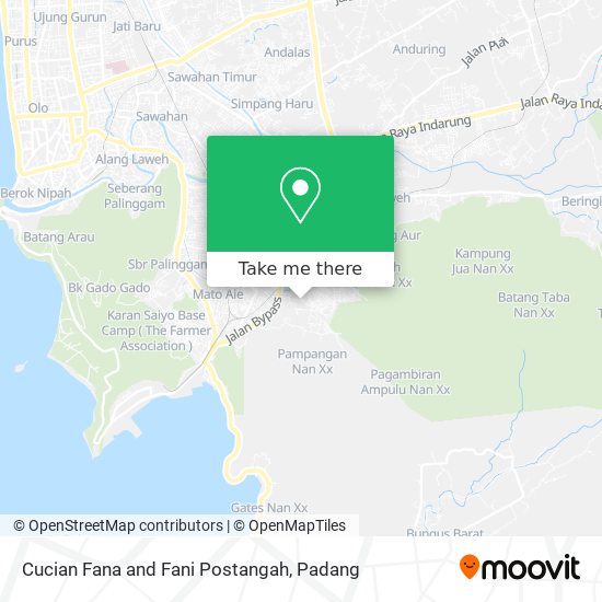 Cucian Fana and Fani Postangah map