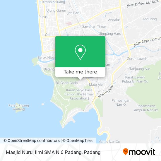 Masjid Nurul Ilmi SMA N 6 Padang map