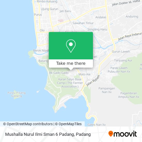 Mushalla Nurul Ilmi Sman 6 Padang map