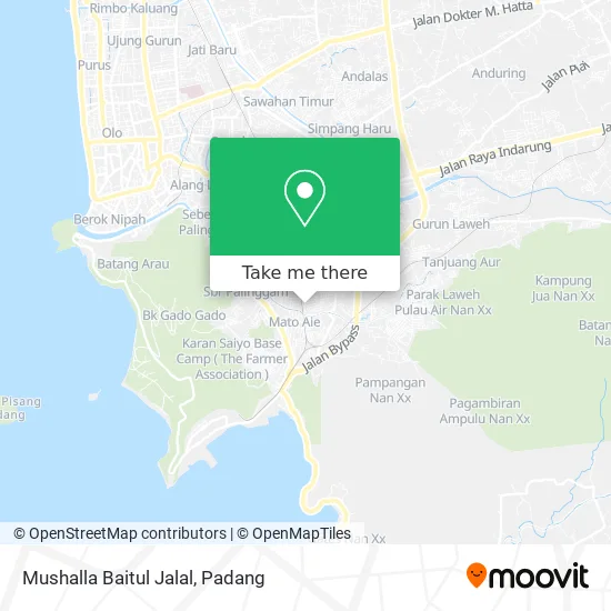 Mushalla Baitul Jalal map
