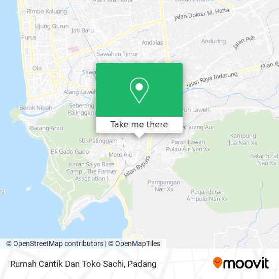 Rumah Cantik Dan Toko Sachi map