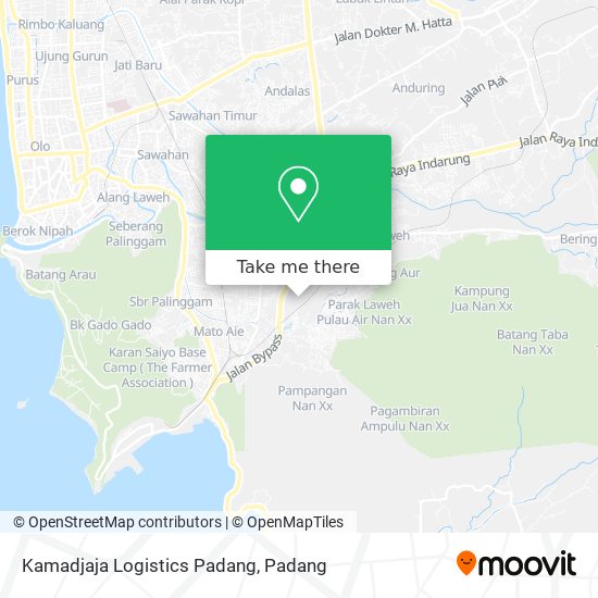 Kamadjaja Logistics Padang map