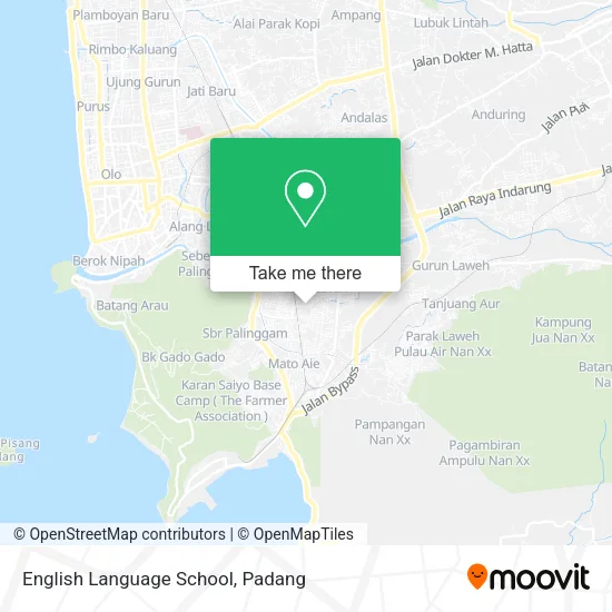 English Language School map