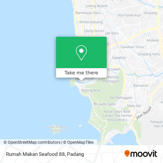 Rumah Makan Seafood 88 map