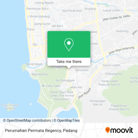 Perumahan Permata Regency map